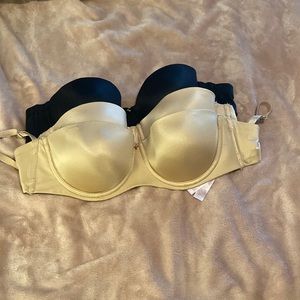 Lot of 3 Savage x Fenty 34D strapless bras